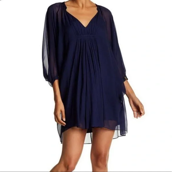 Diane Von Furstenberg Dresses Dvf Fleurette Silk Chiffon Dress Size Poshmark